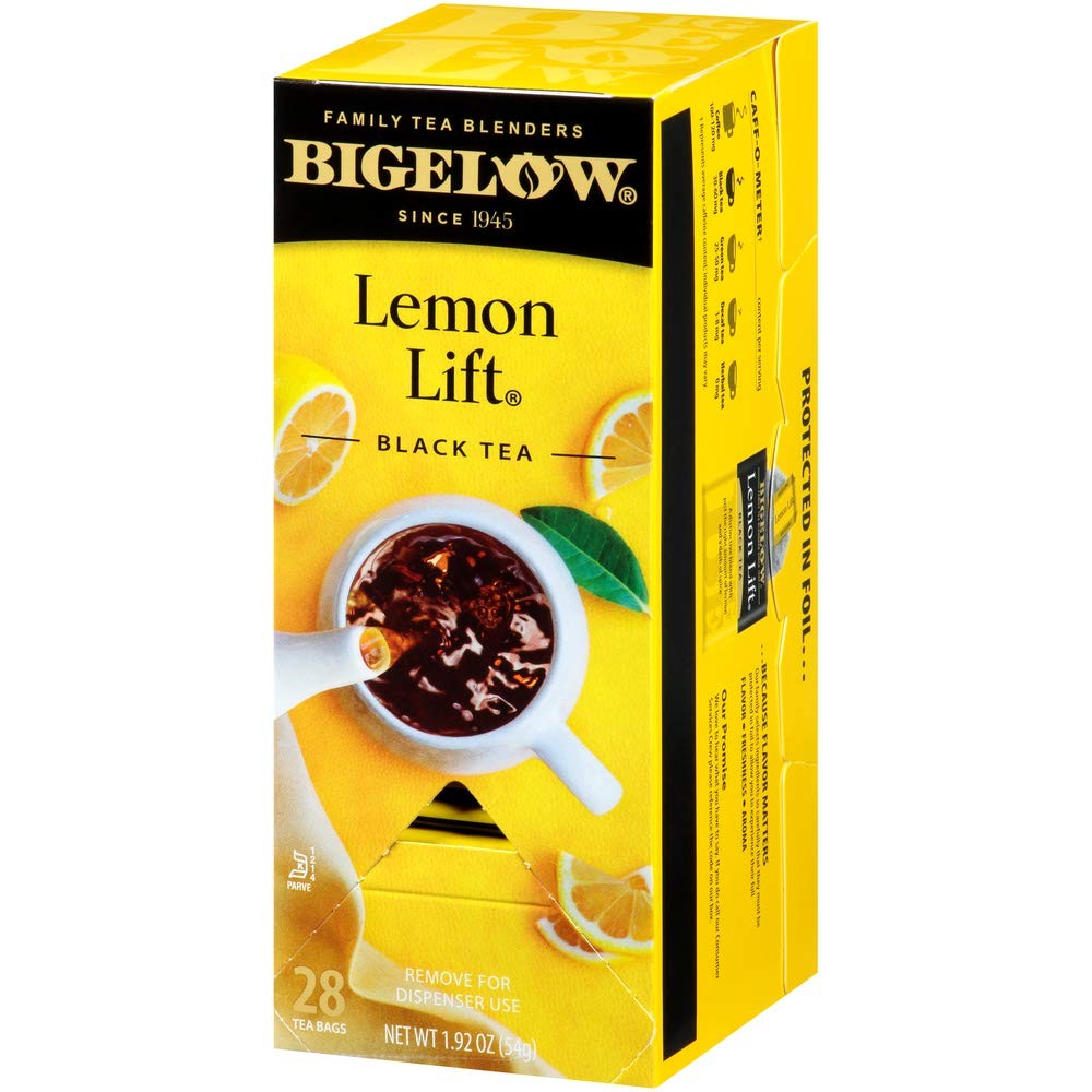 Bigelow Lemon Lift Black Tea 28 Count Individually Wrapped Tea Bags