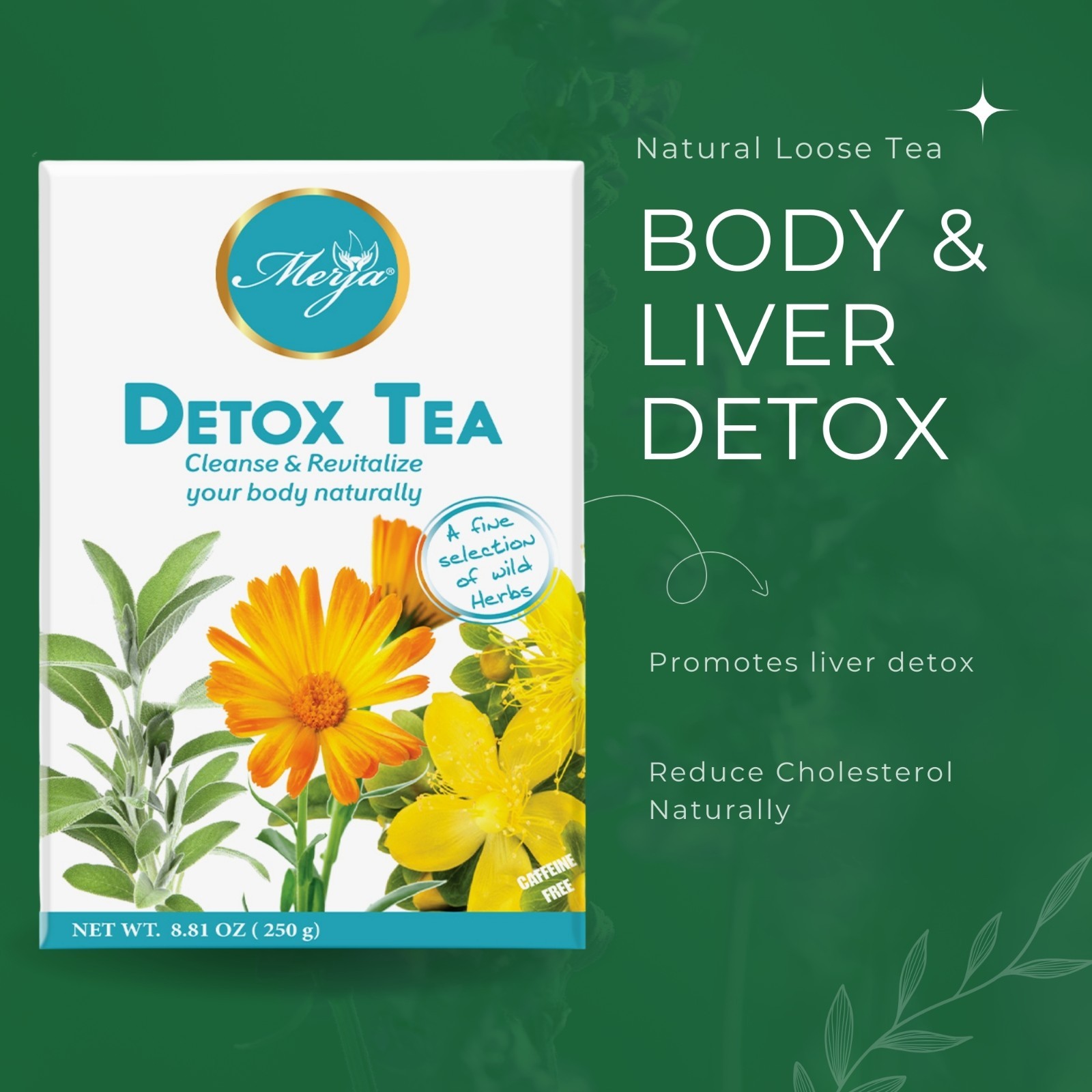 Detox Tea – Cleanse & Detox your liver – Loose Tea – 100% Natural Tea