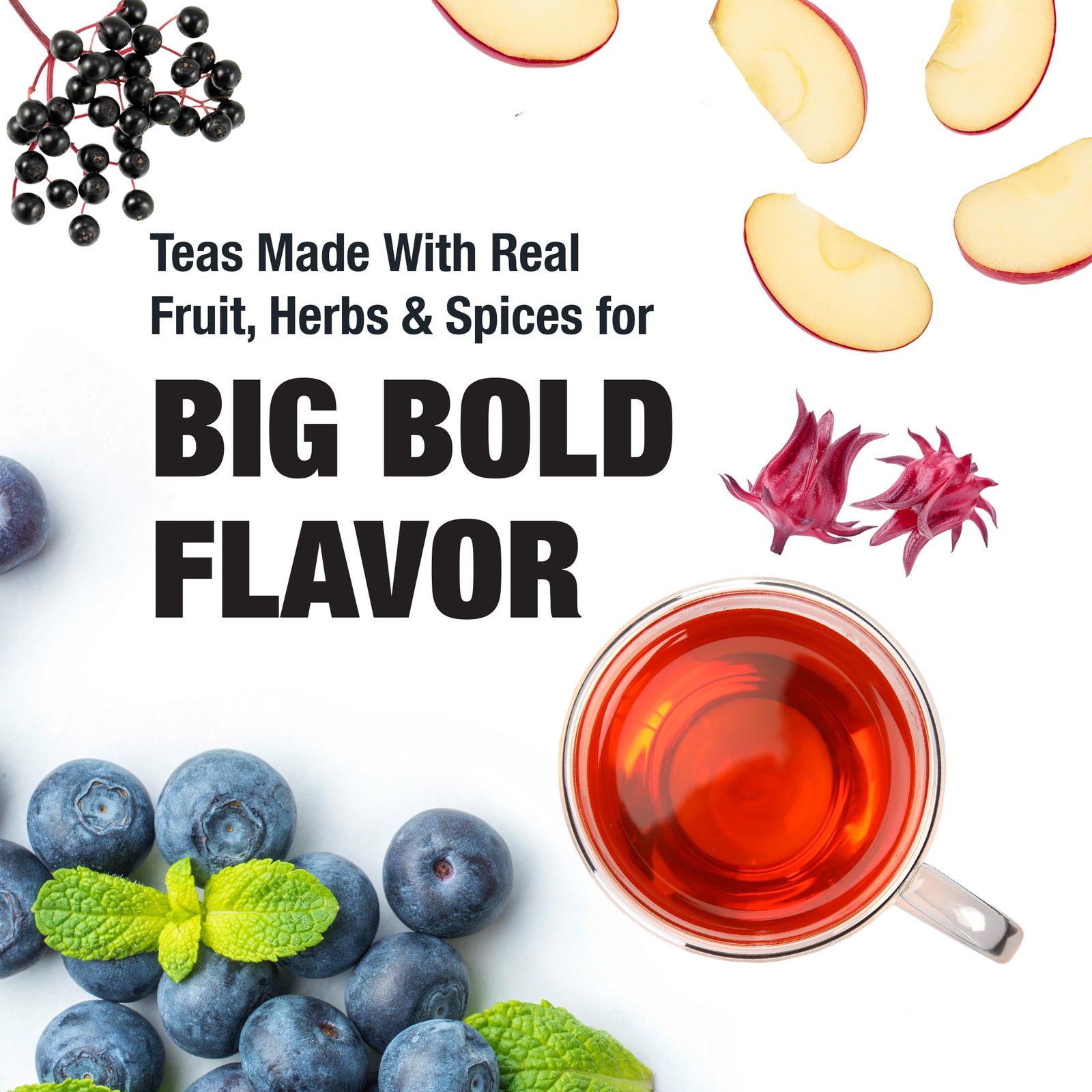 Tiesta Tea Blueberry Wild Child, Loose Leaf, Blueberry Hibiscus Herbal Tea,…