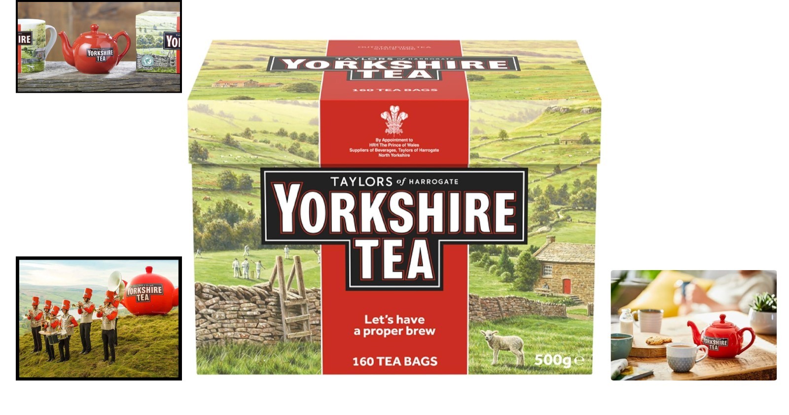 Sustainable Yorkshire Red Tea Bags – 160 Count, & Allergen-Free