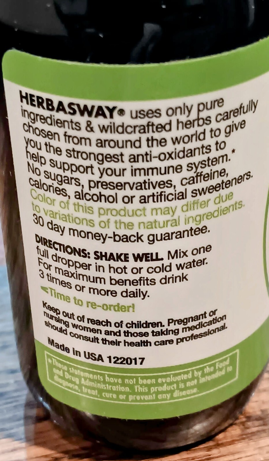HerbaSway Labs Herbagreen Tea – The Original 2 fl oz Liq