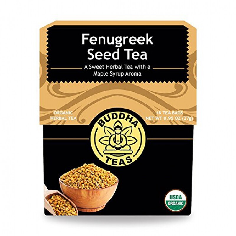 Organic Fenugreek Seed Tea Kosher,Caffeine Free,GMO-Free,18 Tea Bags