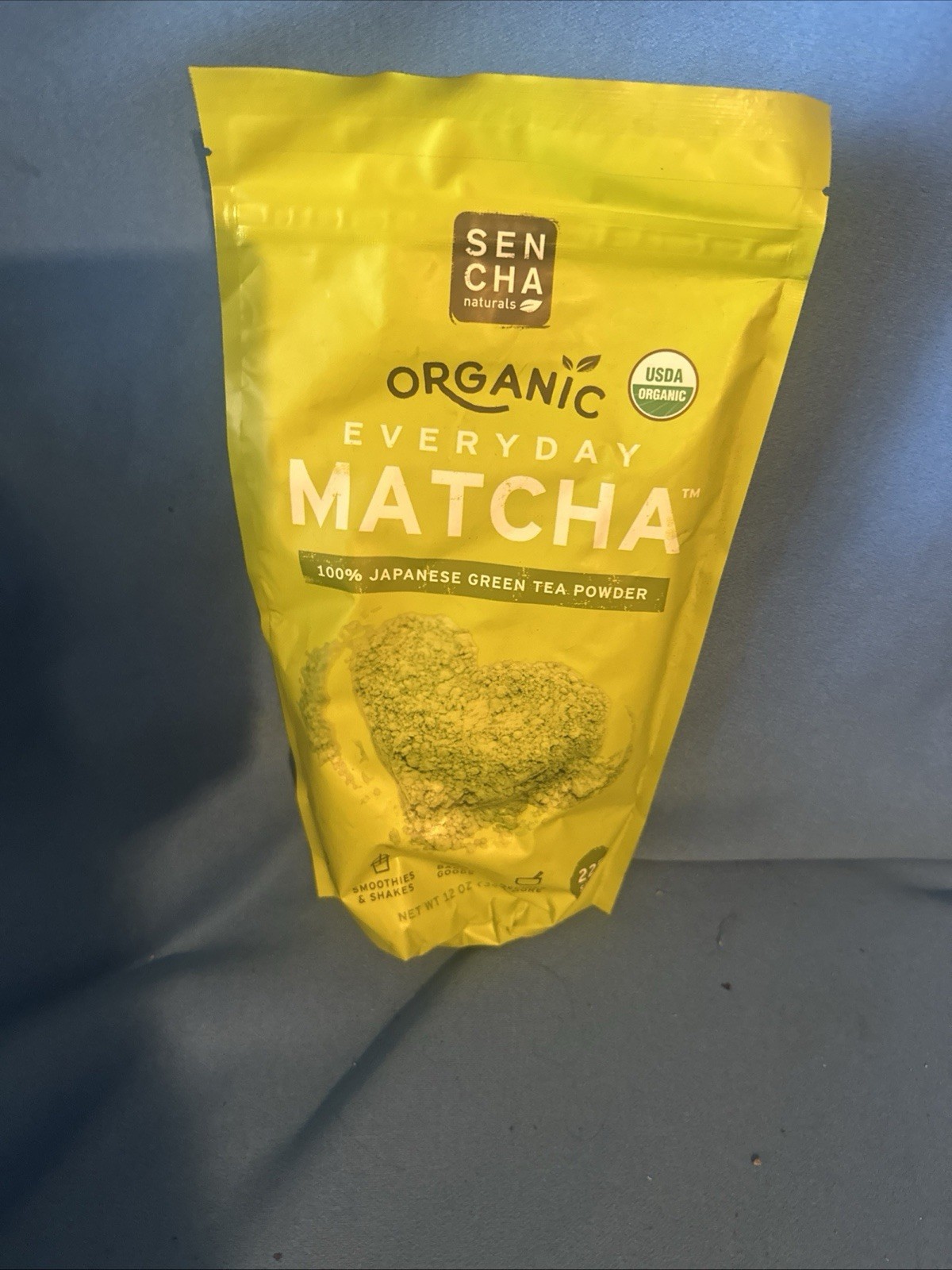 Sen Cha Naturals Everyday Matcha Green Tea Powder, 12 Ounce, Exp 7/31/26 sealed