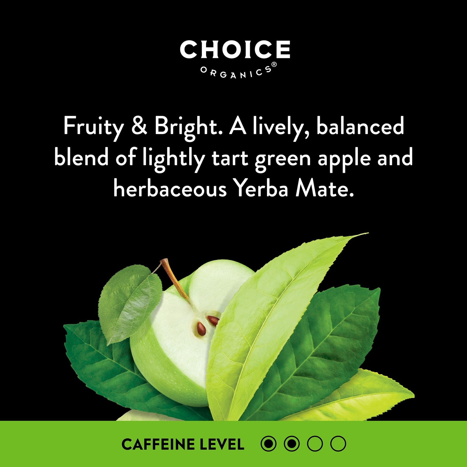 Choice Organics Organic Apple Mate Tea 6 Pack Compostable Contains Caffeine 96