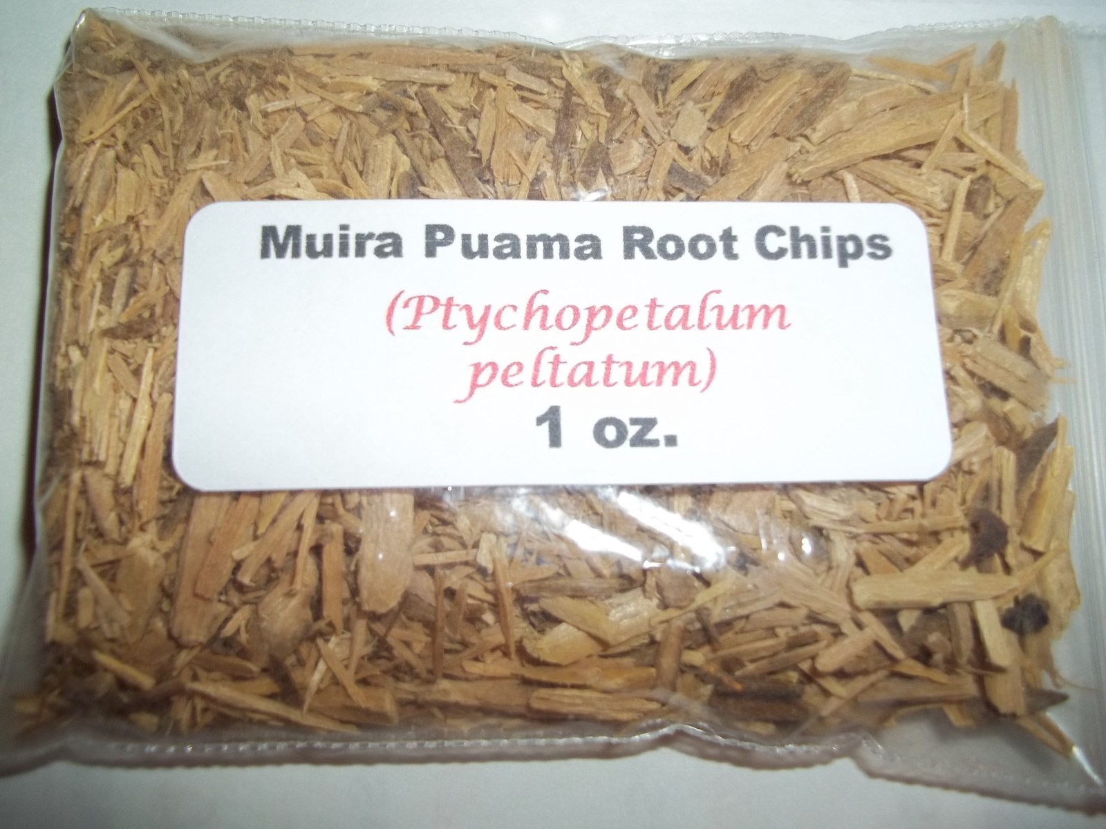 1 oz. Muira Puama Root Chips (Ptychopetalum peltatum)