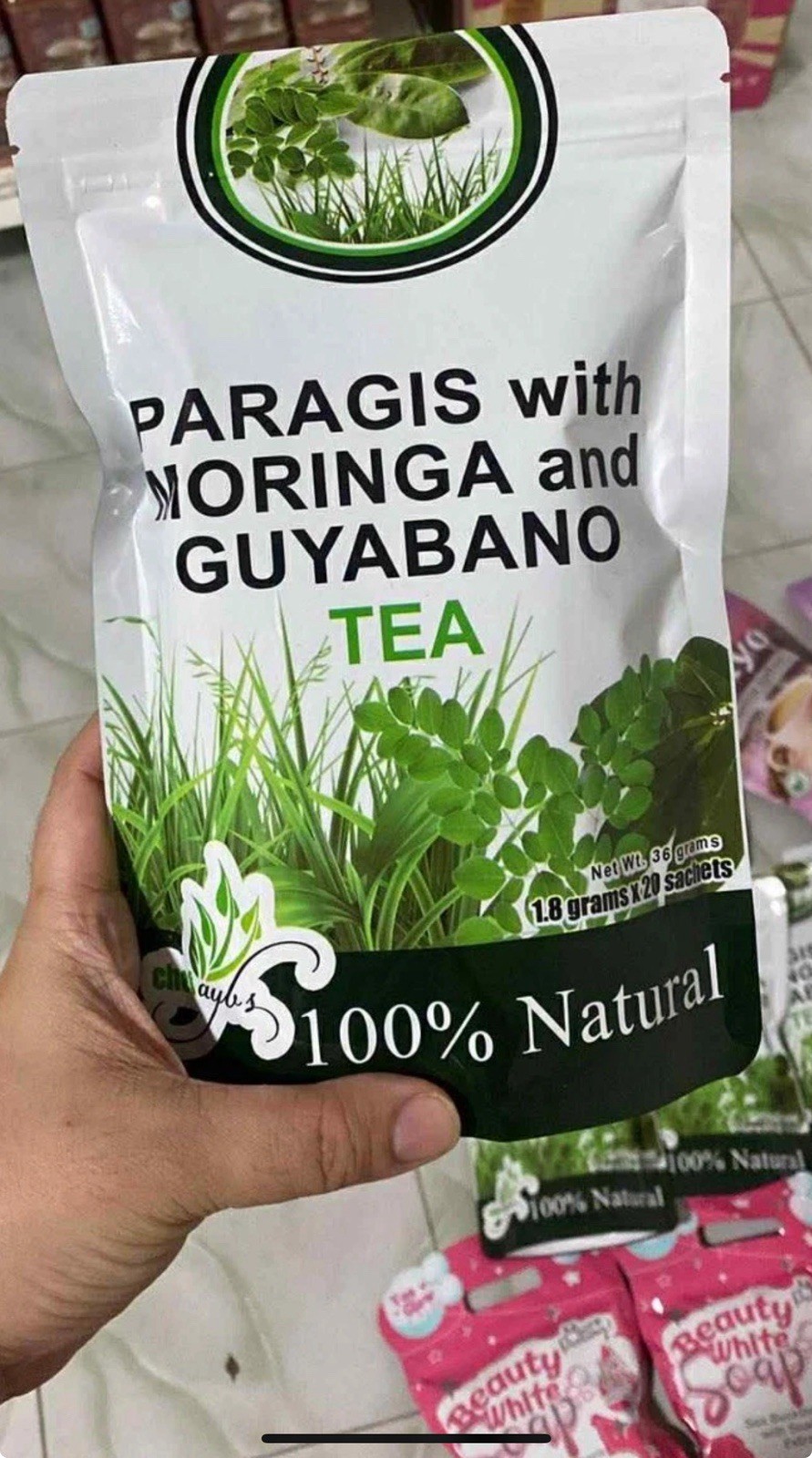 Chef Aybs Paragis Tea with Moringa and Guyabano Extract (20 Tea bags) – 2 Pack
