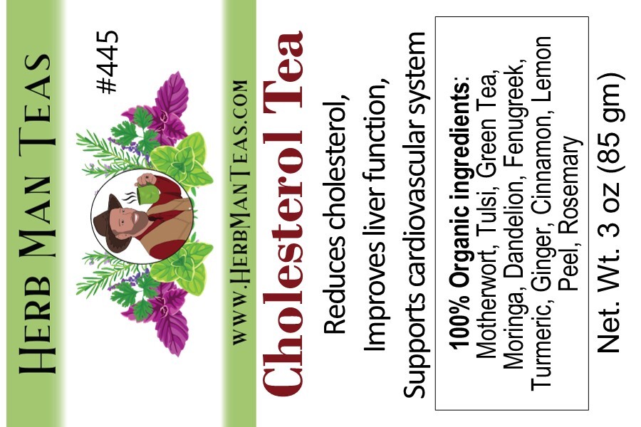 CHOLESTEROL TEA – the formula will gradually reduce blood fat and thin the blood