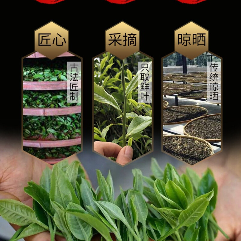 Premium Ancient Tree Pu’er Ripe Tea Natural 200g 2014 Yunnan Pu-Erh Tea Cake