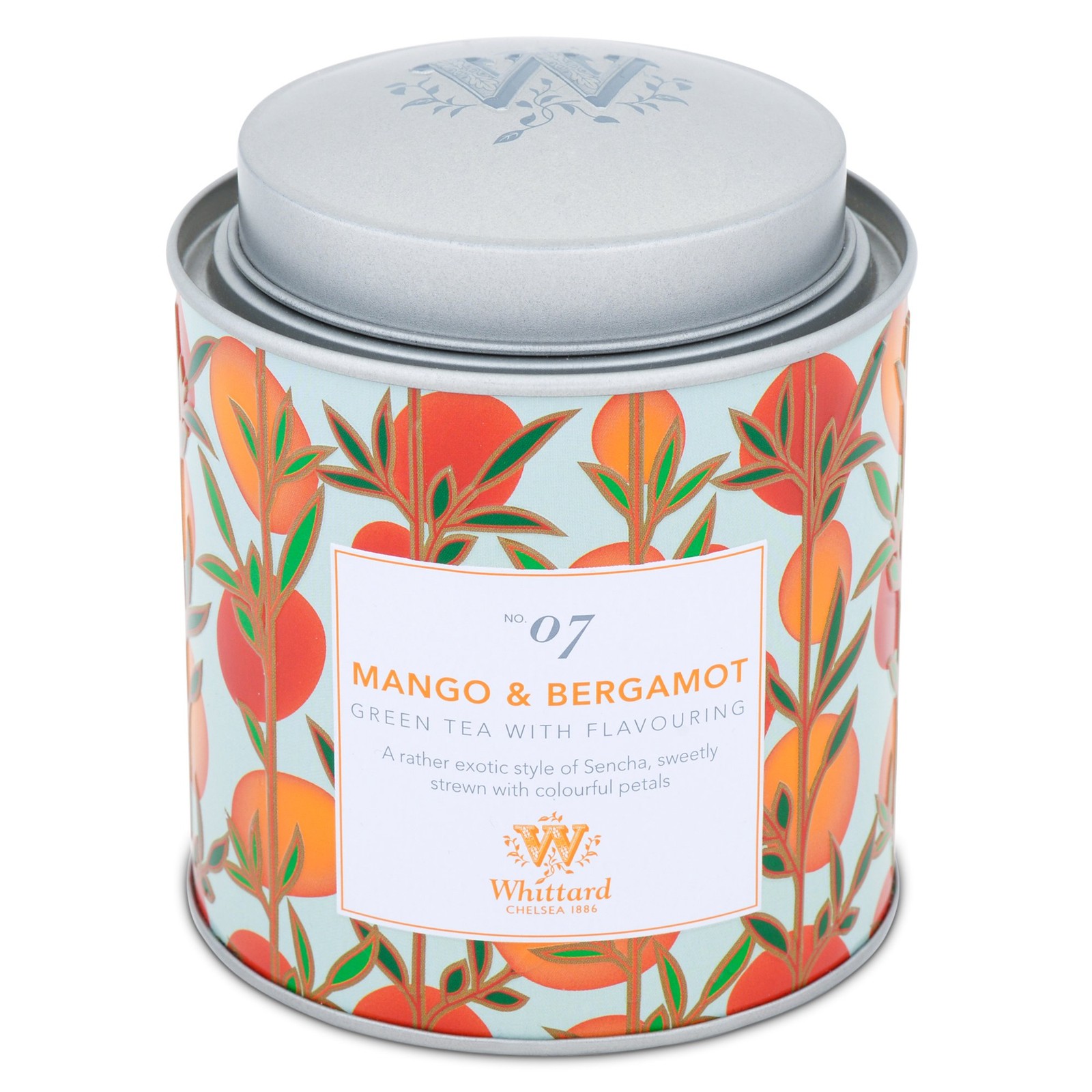 Whittard of Chelsea – Tea Discoveries Mango & Bergamot Caddy – Black Loose Leaf.