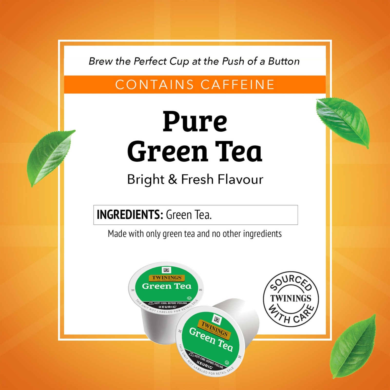 Twinings Green Tea K-Cup Pods for Keurig, 24 24 Count (Pack of 1),