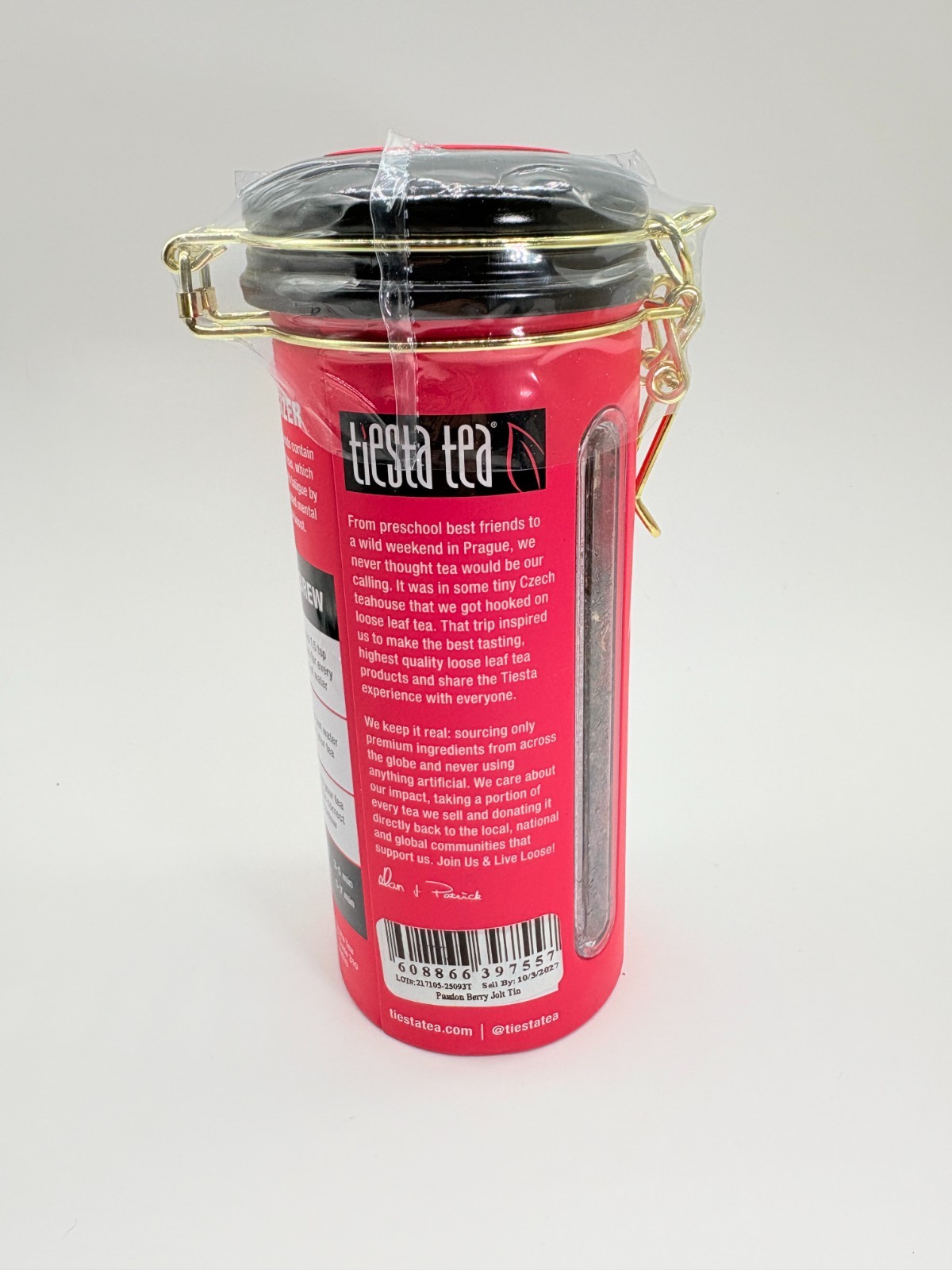 Tiesta Tea PASSION BERRY JOLT 4 oz Makes 40-50 Cups