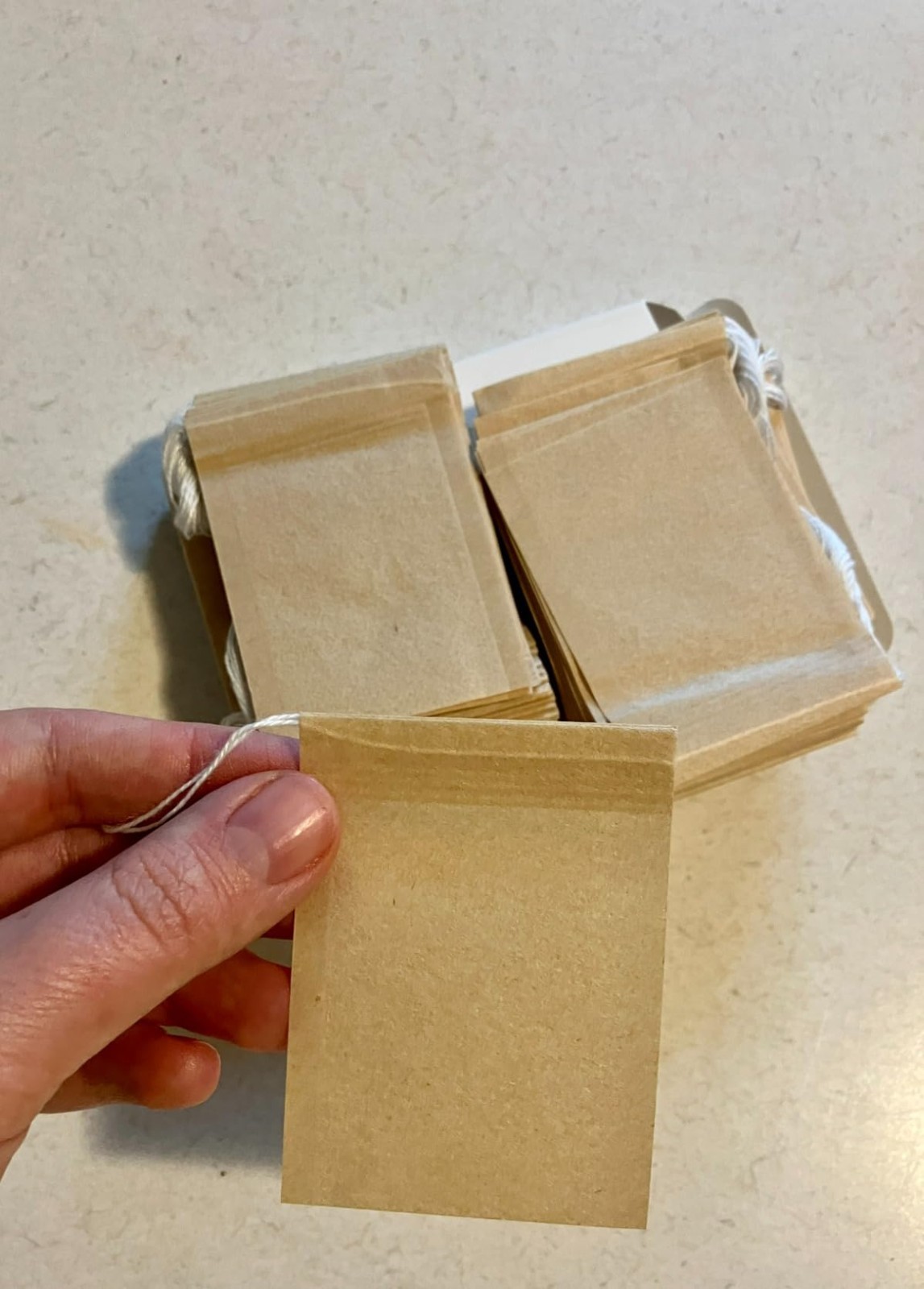 Disposable Drawstring Tea Bags Unbleached Paper Filter for Loose Tea & Herbs