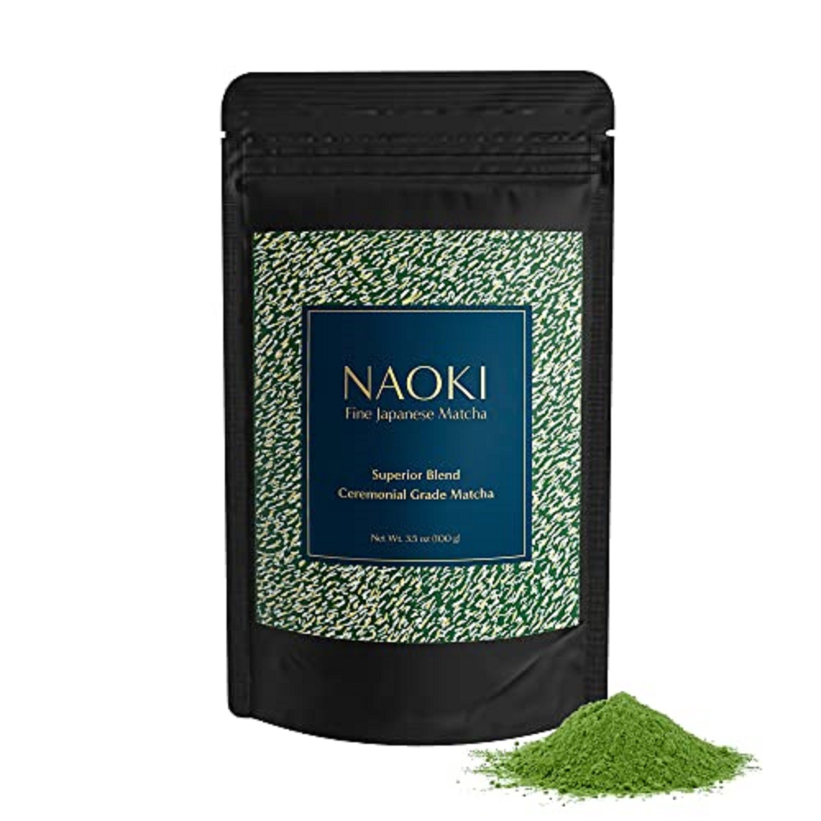 Naoki Matcha Superior Ceremonial Blend – Authentic 3.5 Ounce (Pack of 1)