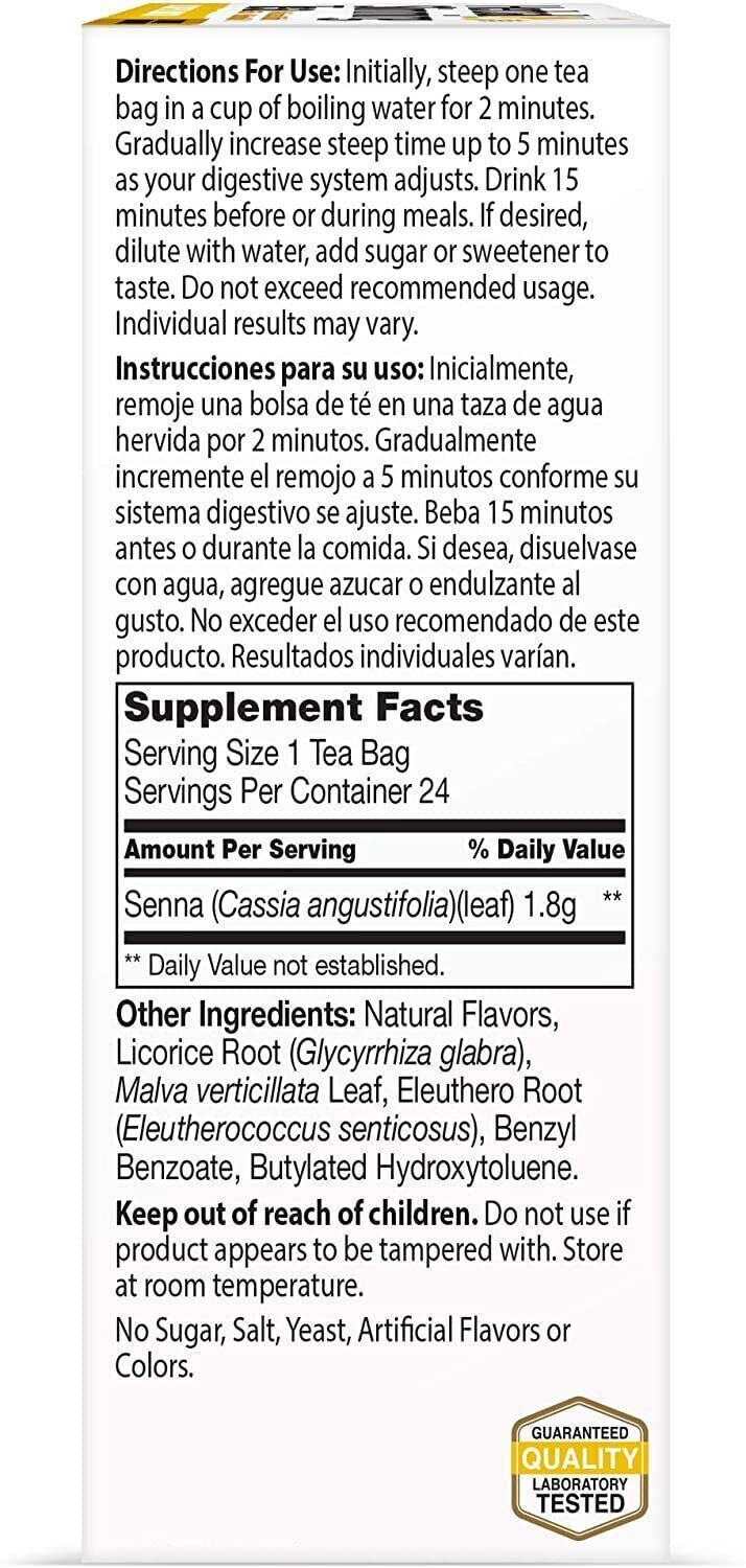 Herbal Slimming Tea Honey Lemon 24 Count 2 Pack Healthy Digestion Bundle Teas