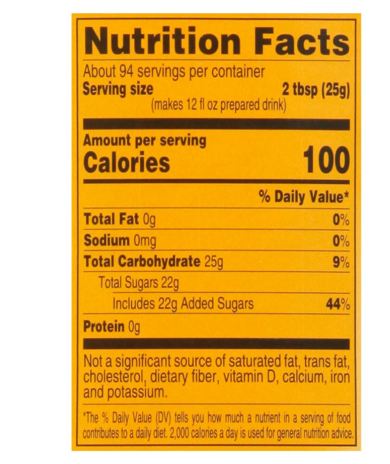 4C Lemon Iced Tea Mix, 82.6oz