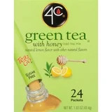 Green Tea with Honey Sticks 24 Packets 3 Pack