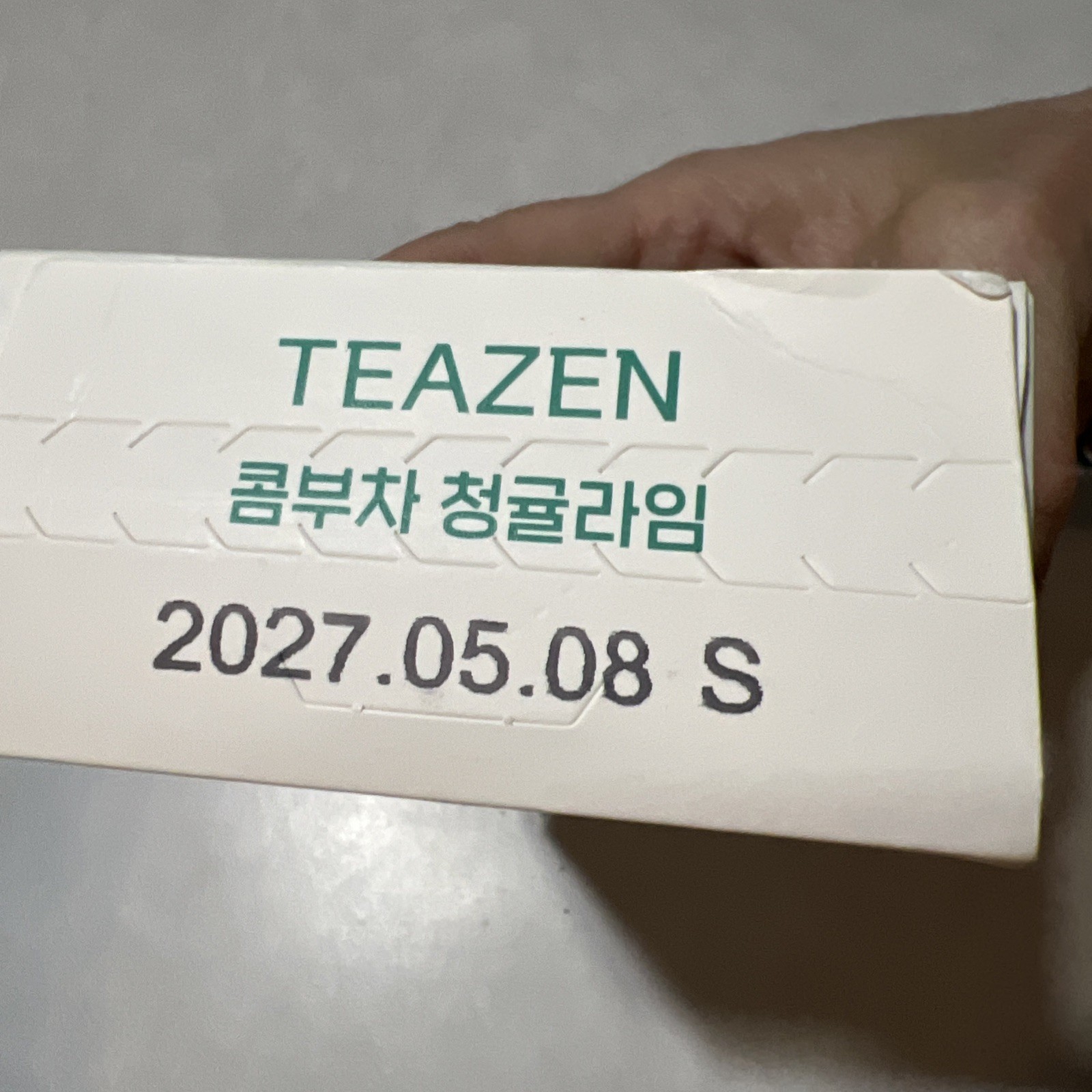 [TEAZEN] Green Mandarin Lime Kombucha Tea 10 Sticks Low Calorie, Prebiotics 8/27