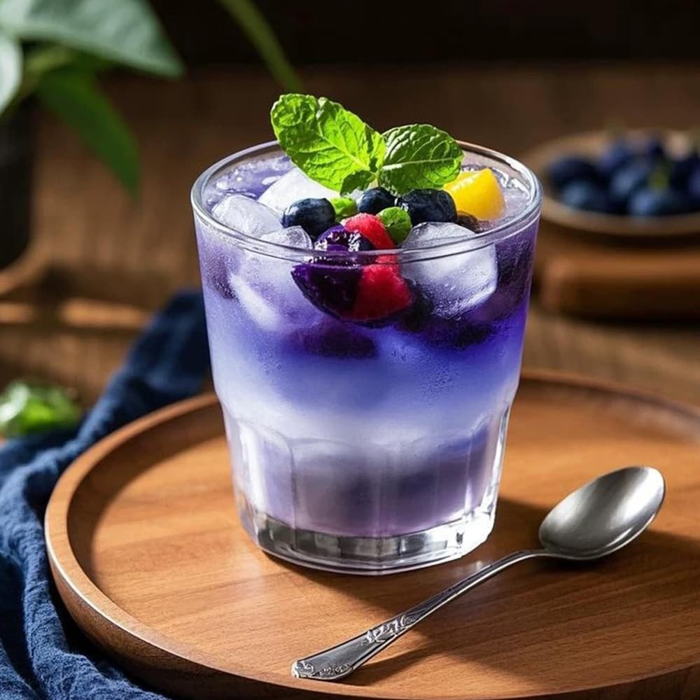 Fraunitsh Butterfly Pea Flower Powder, 1.76oz | Blue Matcha Powder | Natural Foo