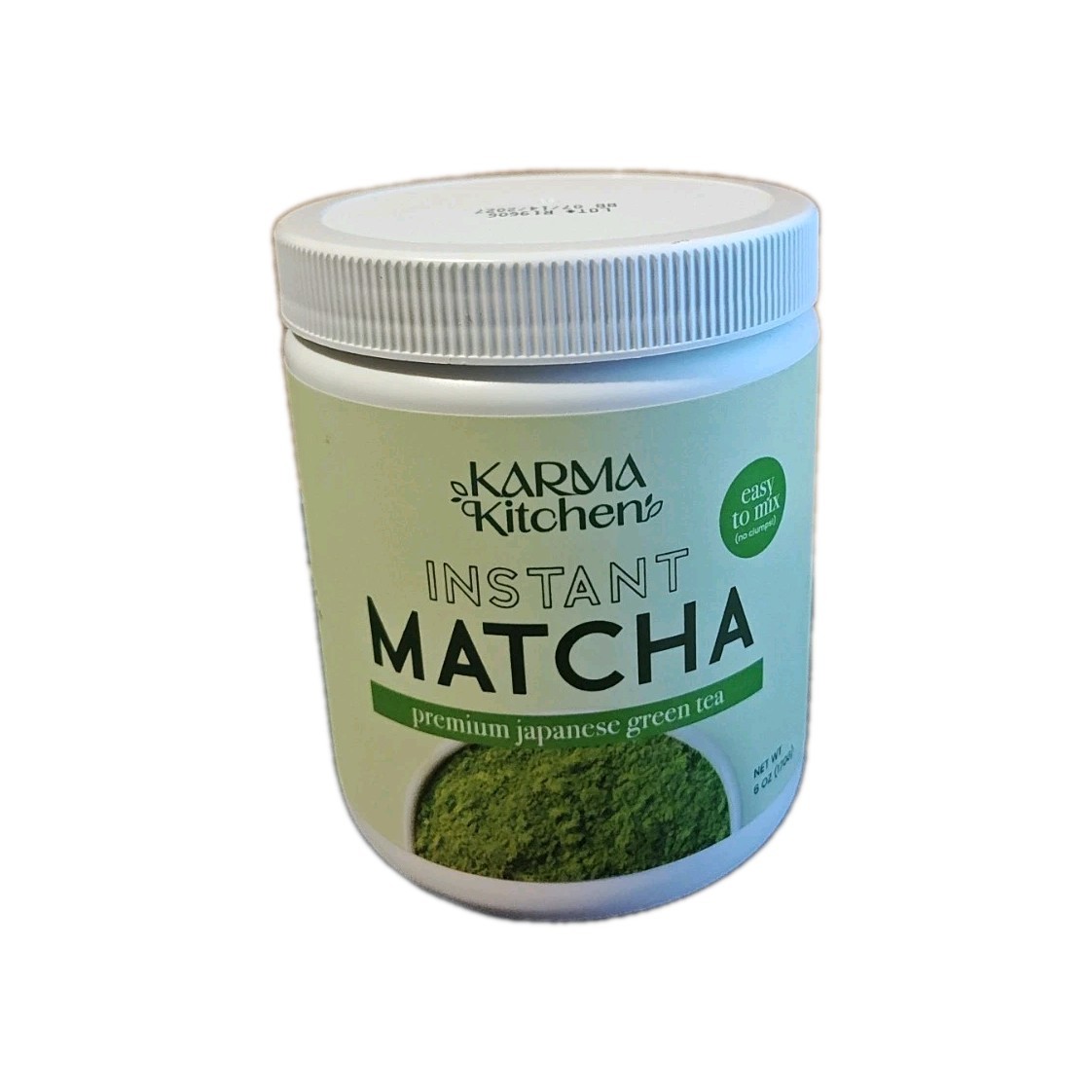 Karma Kitchen Instant Matcha 6 Oz Premium Japanese Green Tea