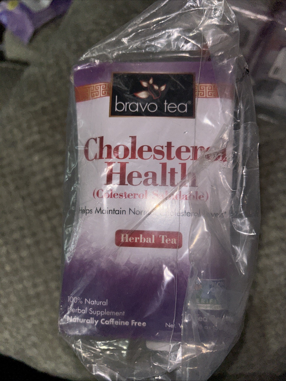 Cholesterol Health Tea 20 Bags By Bravo Tea & Herbs X2 BOXES