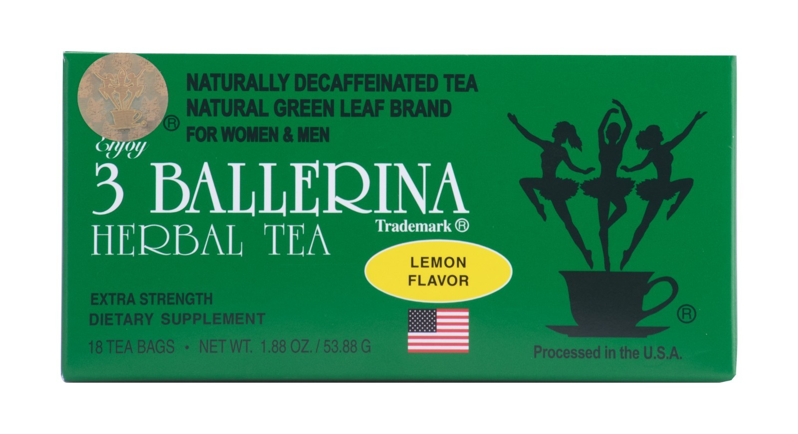 3 Ballerina Herbal Detox Tea- Lemon Flavor
