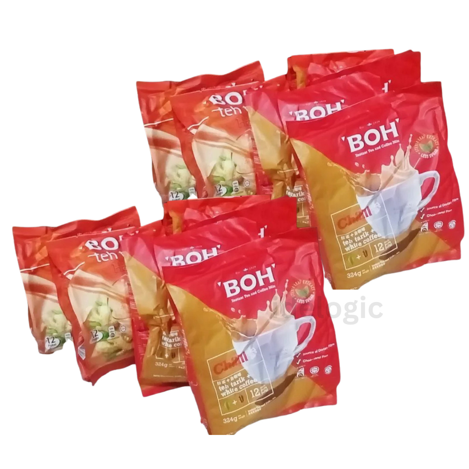 BOH Plantation BOH Cham Tea & White Coffee Mix – 12s x 27g Teh Tarik & Coffee