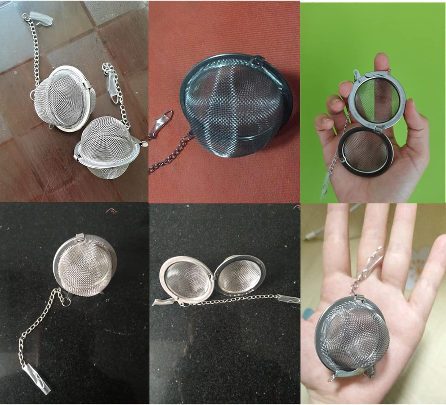 3PCS Premium Tea Infusers, Loose Leaf Tea, Upgraded Tea Strainers and Tea Balls