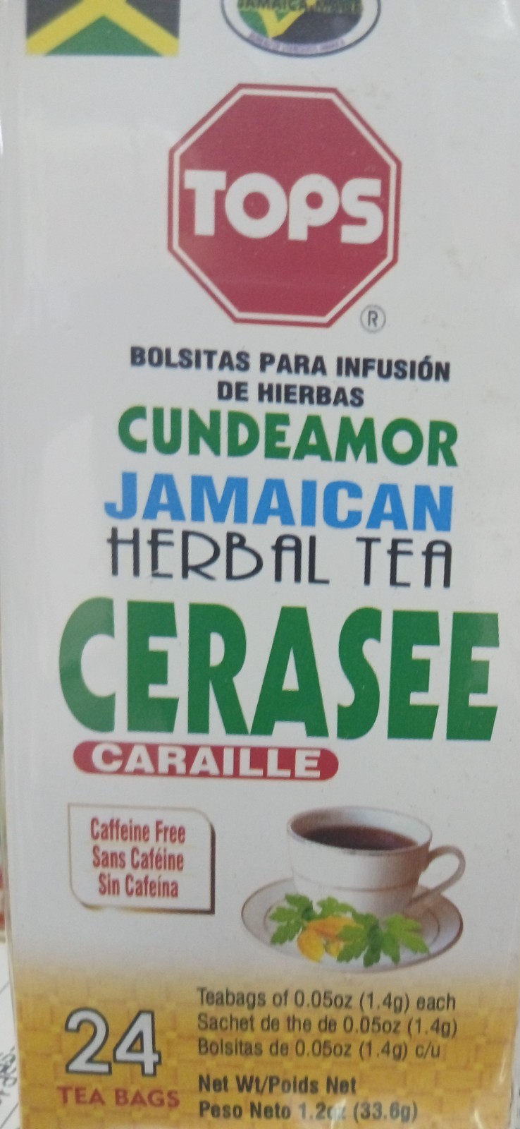 Jamaica Herbal Tea Cerasee and Bissy 1.52 oz(2pk) (All import fees paid by us )