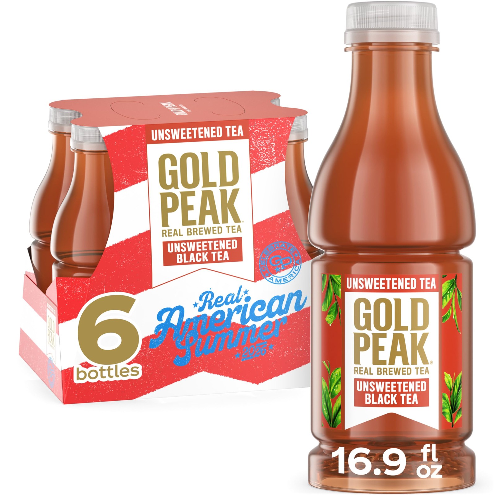 Tea Unsweet Tea 16.9 fl oz 6 Pack
