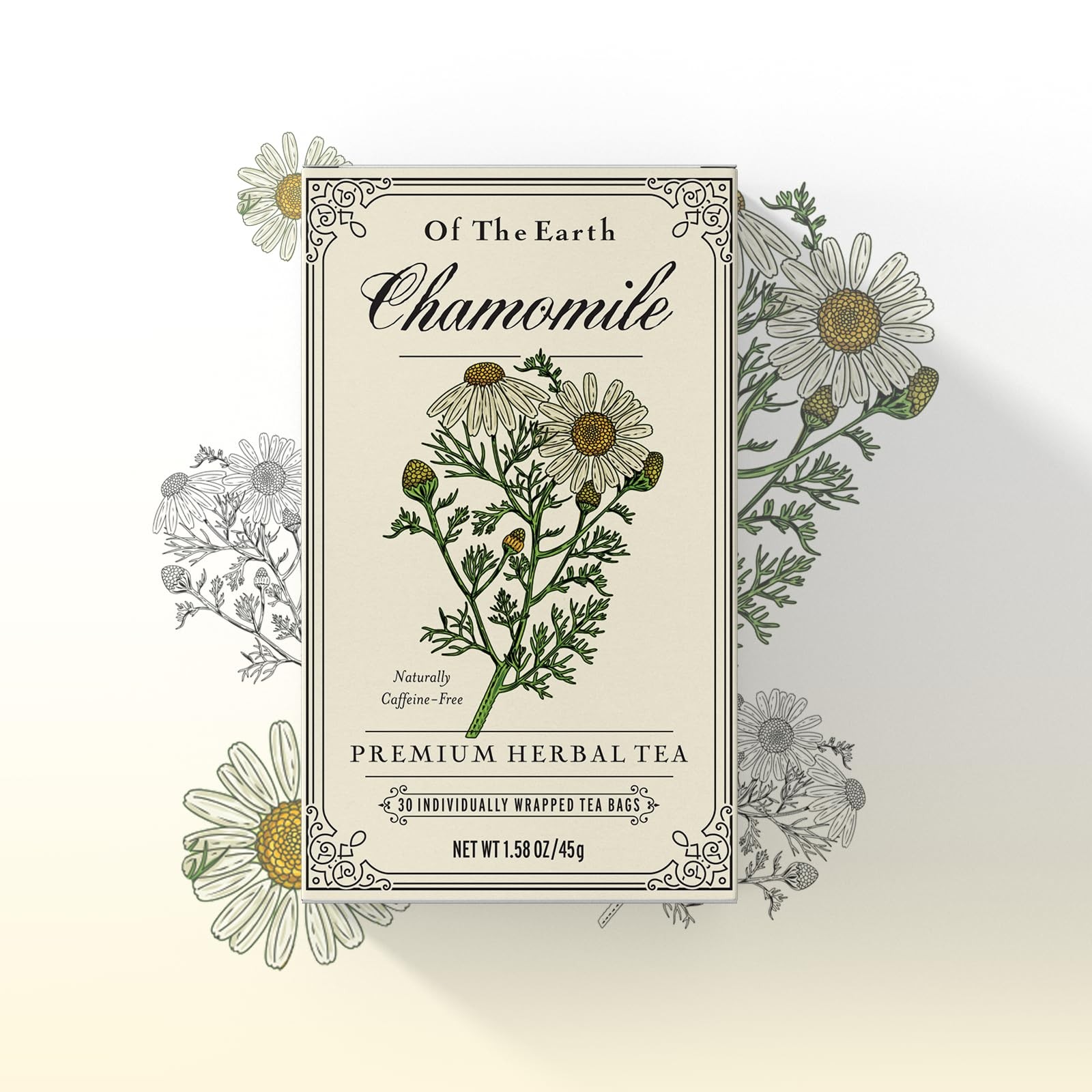 30Tb Soothing Chamomile Tea Herbal Infusion Natural Stress Relief Eco Friendly