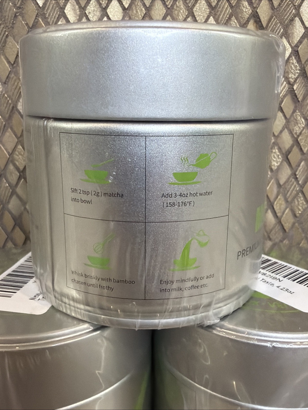 3 PK Veylux Premium Ceremonial Grade Matcha Powder Tea & Infusion 120g