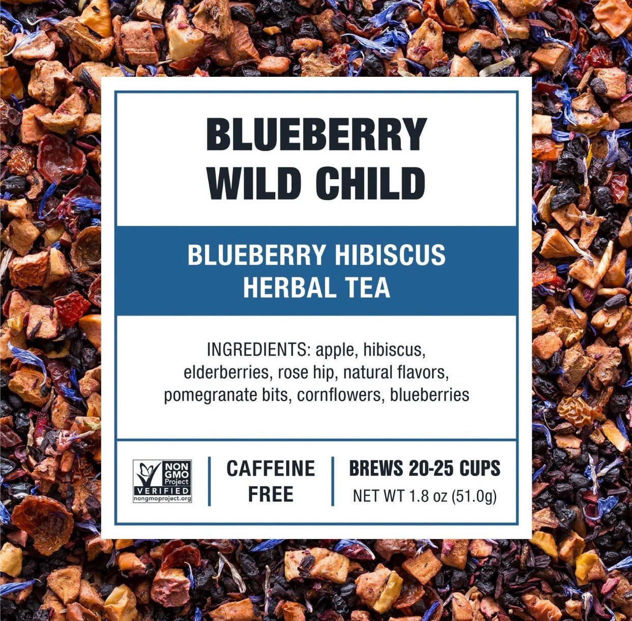 2 bags Blueberry Wild Child By: Tiesta Tea Loose Leaf w/ Apple, Hibiscus 40 Cups