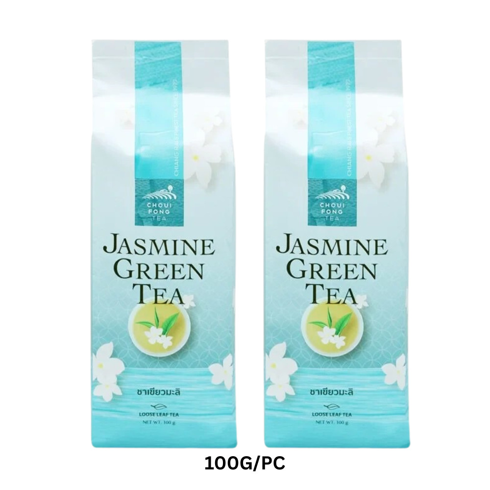 Choui Fong Jasmine Green Tea 100g Thai Loose Leaf Premium Chiang Rai Tea X 2