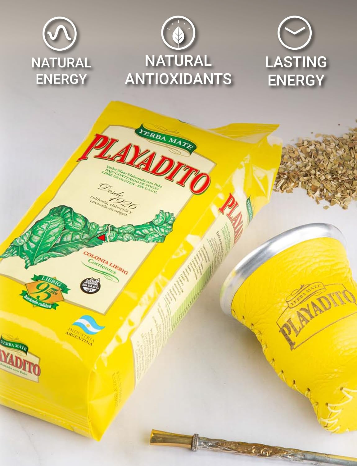 Yerba Mate Playadito 1 kg. | 2.2 lbs. – 2 Pack.