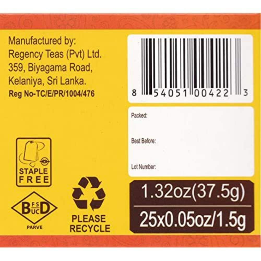 Turmeric with Green Tea Ginger & Lemon Flavor – Natural Antioxidant Blend – 25 T