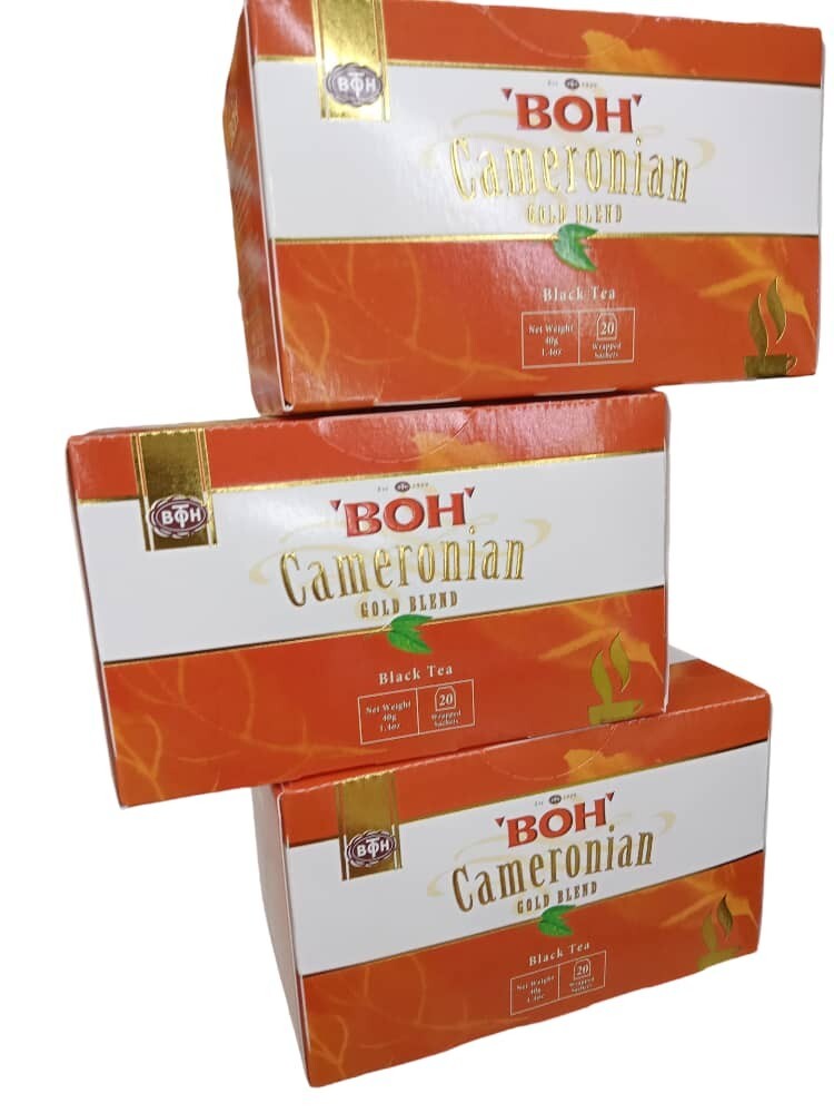 ‘BOH” BLACK TEA Cameronian Gold BlendH ( 3 boxes X 20 tea bags )