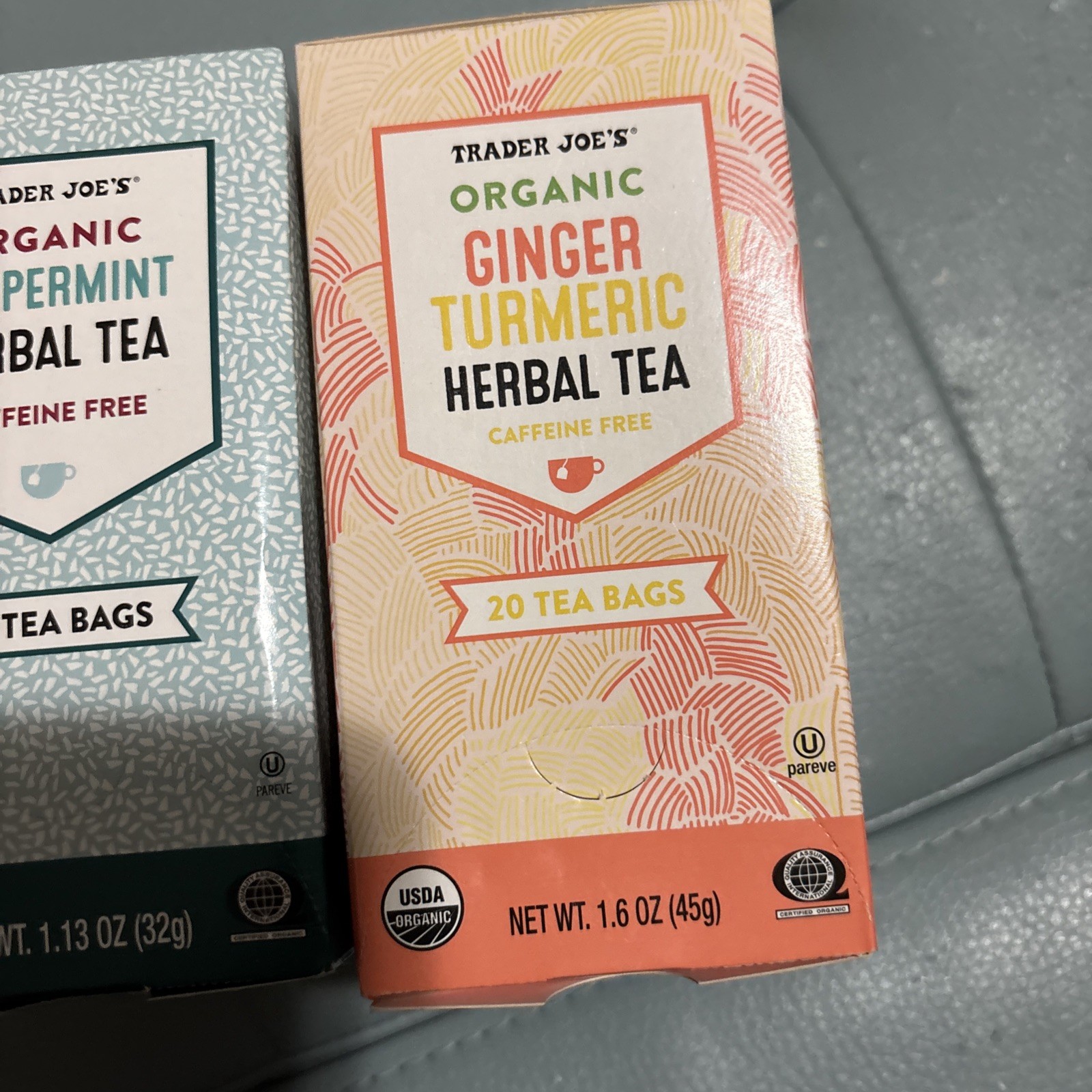3 Packs Of Trader Joe Organic Herbal Tea Please See Description For Flavors