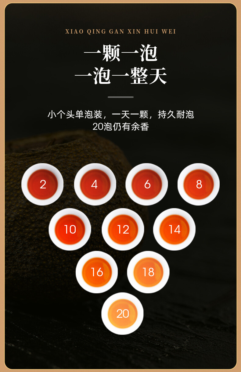 EFUTON Brand Chenpi Orange Pu’er Yunnan Pu-erh Tea Stuffed Tangerine Ripe 230g