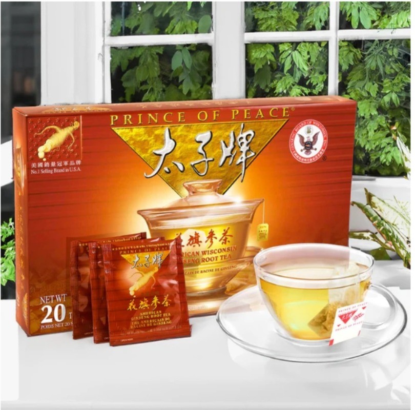 Prince of Peace American Ginseng Root Tea, 20 tea bags
