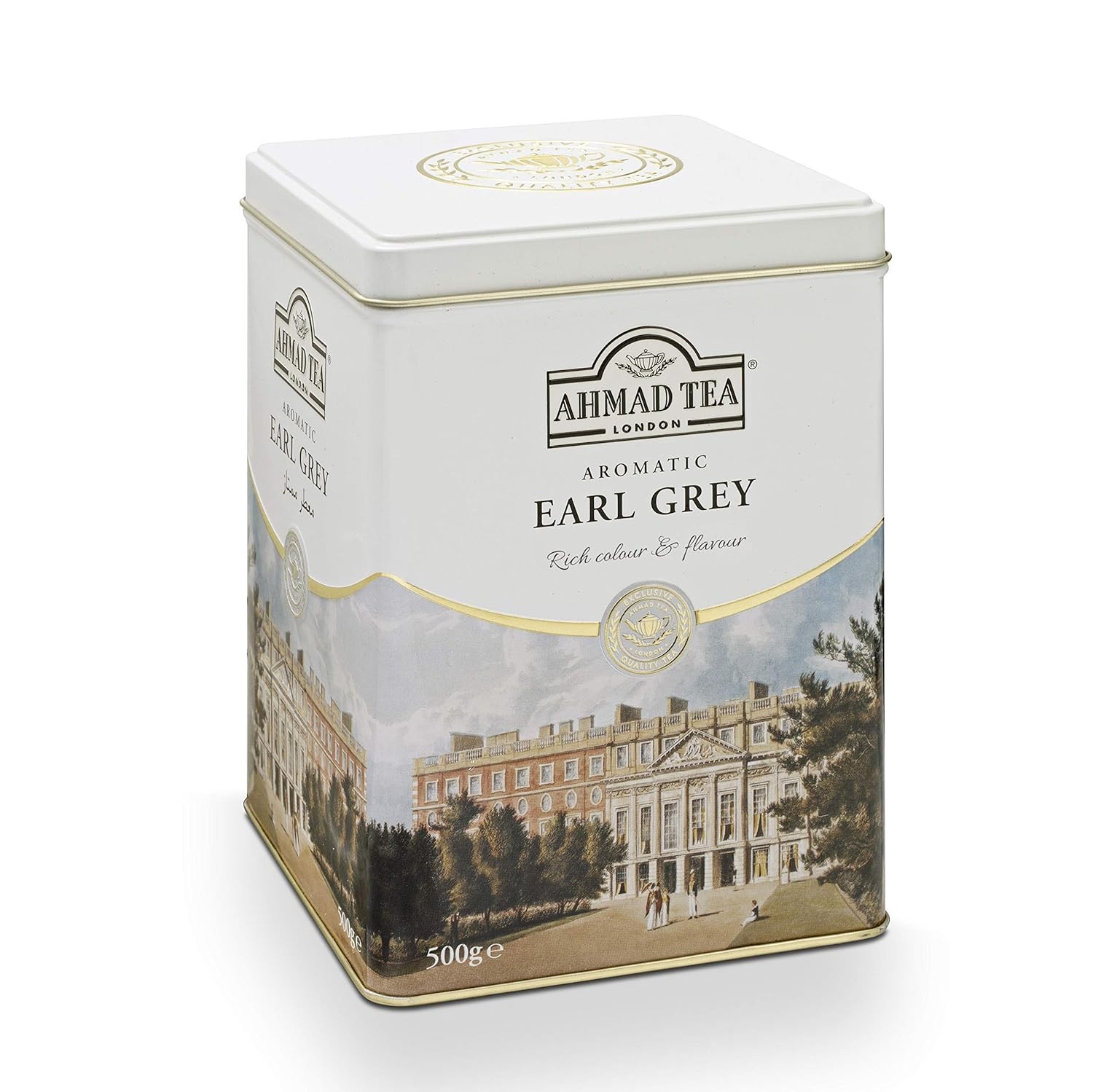 Aromatic Earl Grey Tea in Ceylon Caddy, 17.6 Oz – Sugar-Free, Delight