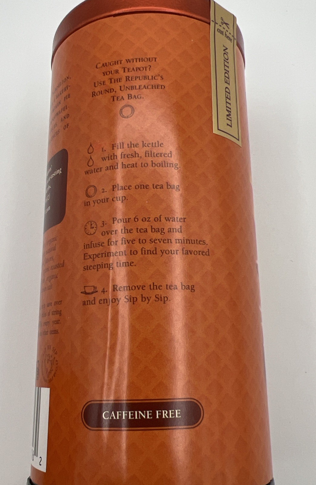 The Republic of Tea Pumpkin Spice Stroopwafel Tea – Limited Edition 36 Count
