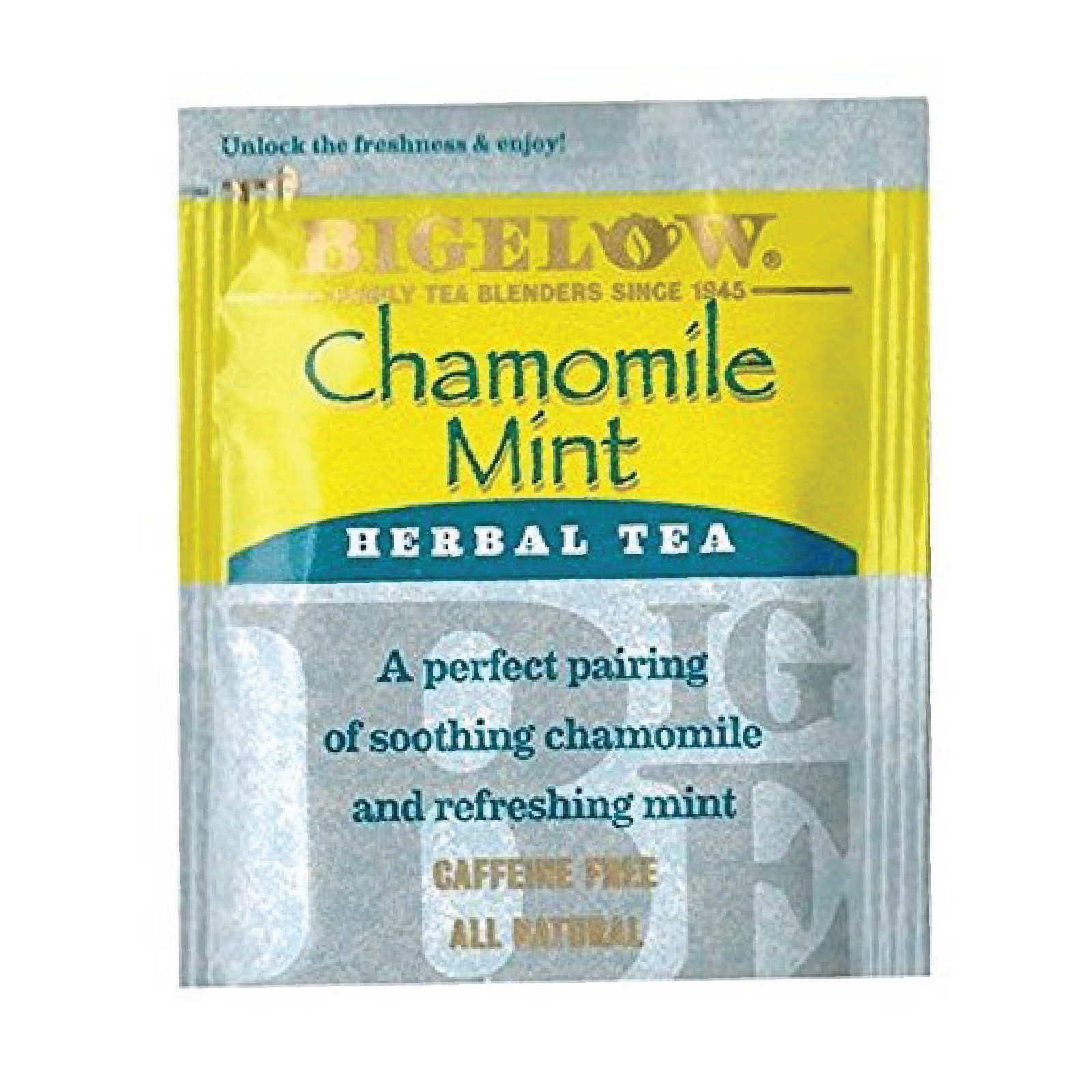 1x Box Bigelow Chamomile Mint Herbal Tea | 20 Pouches Per Box | 1.09oz