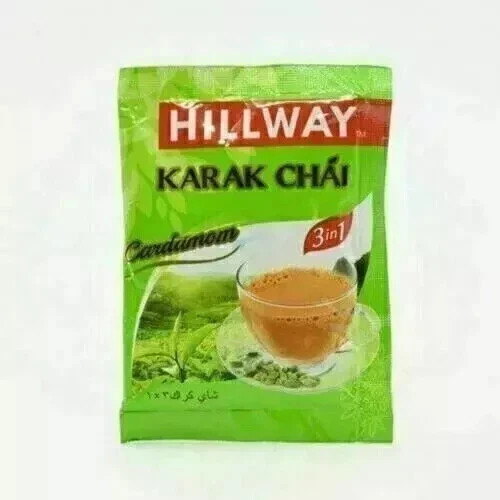 Hillway 3-in-1 Karak Chai with Cardamom 18g (Pack of 24)