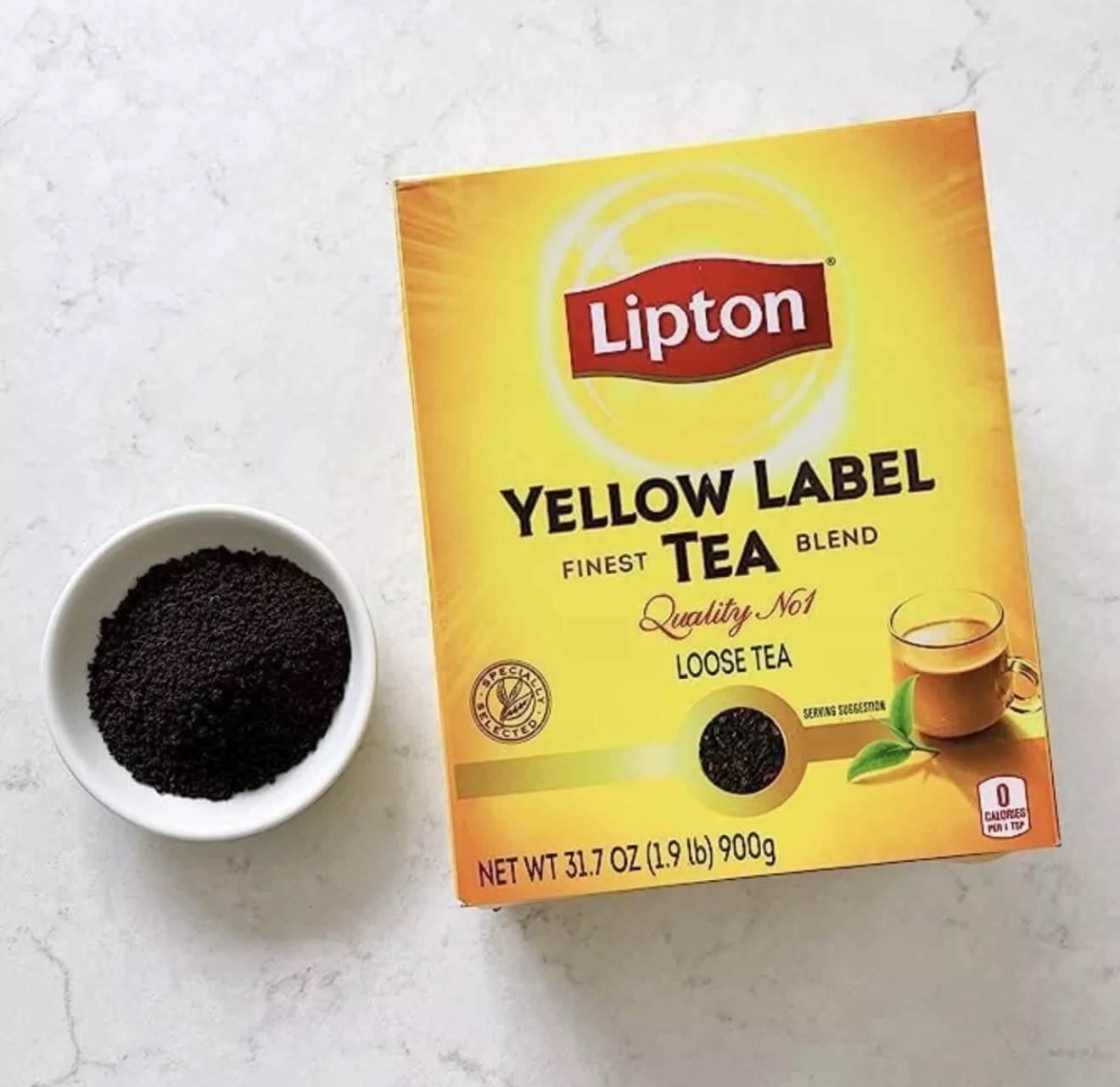 Lipton Yellow Label Loose Tea International Blend 31.74oz, 900g – USA Shipper