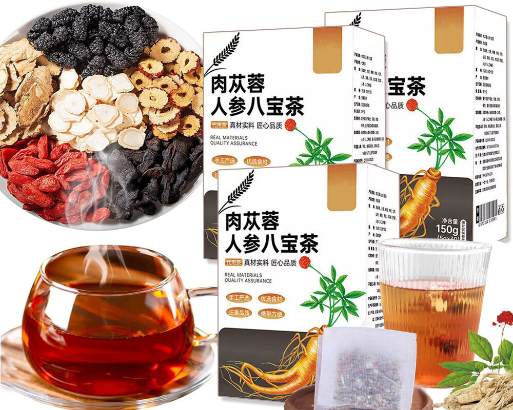 5X Ginseng six treasure tea ,Kidney tea ,liver tea ,red date tea , kidney health