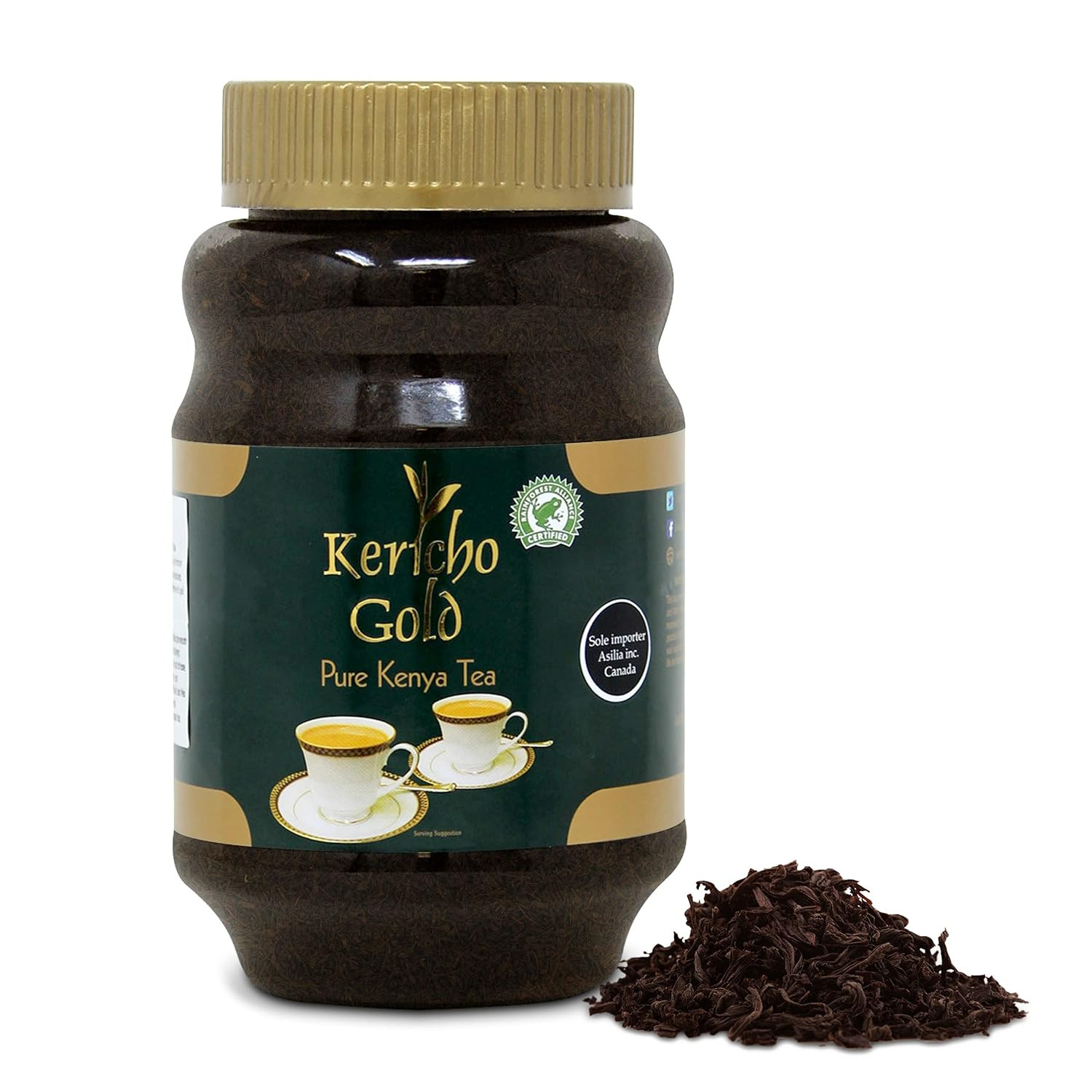 Black Tea Jar 500 Gms – Rich in Antioxidants – Orange Pekoe Tea – Kenya Origin –