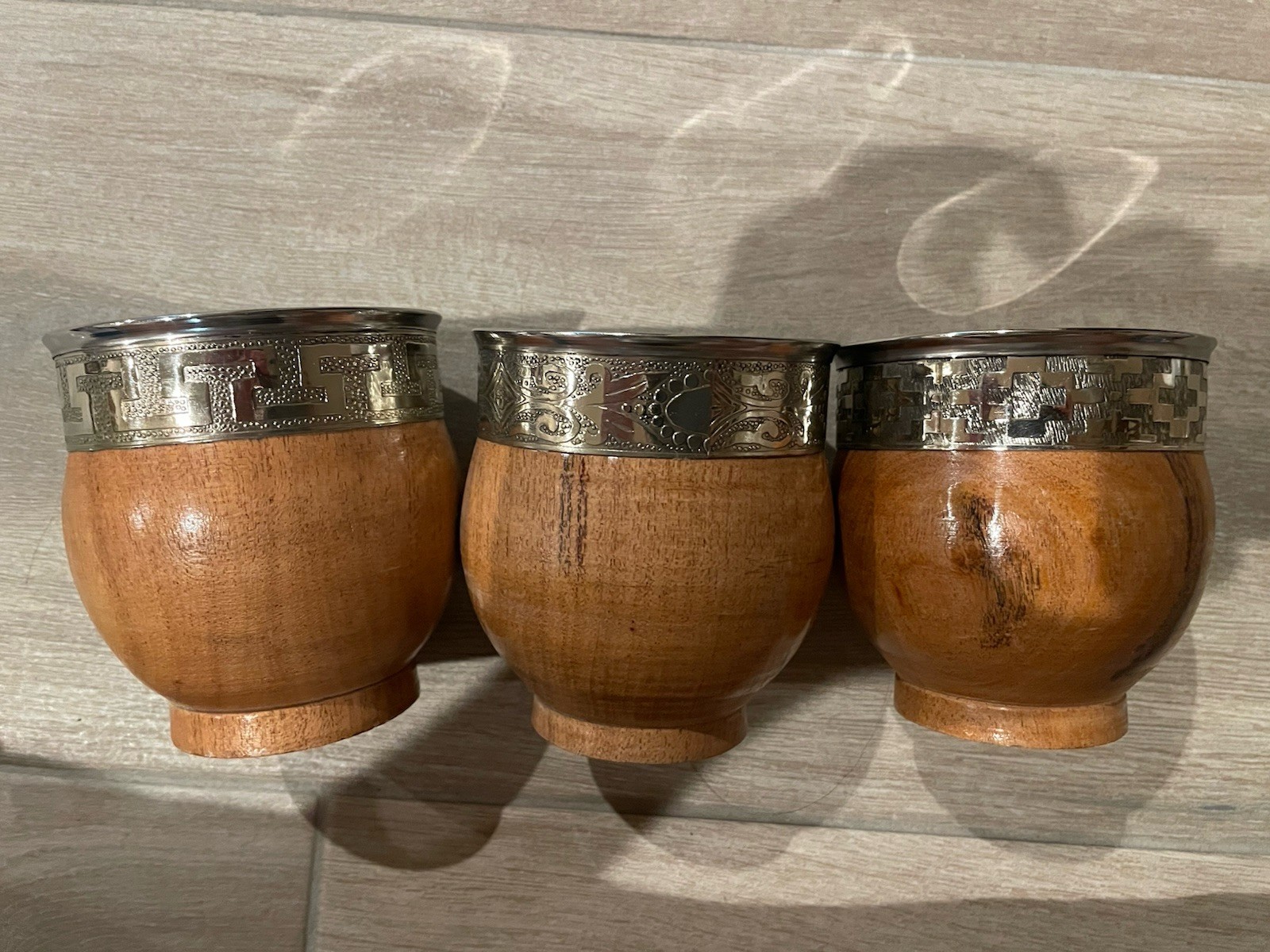 Yerba Mate Gourd Set -Mate Imperial algarrobo + Bombilla – handmade in Argentina