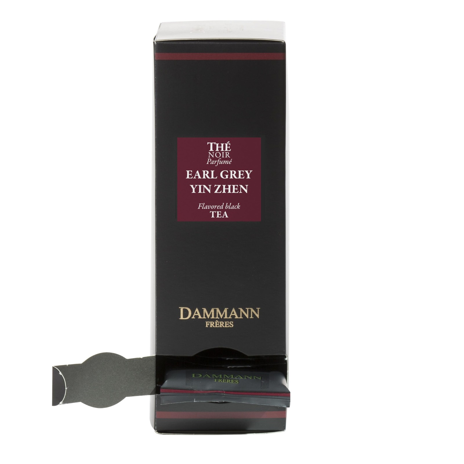 Dammann Freres Sachets, Earl Grey Yin 24 Count (Pack of 1), Cristal Tea Bags