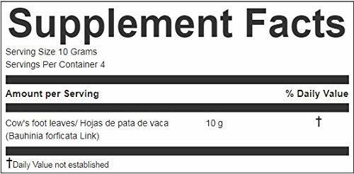 Hanan Peruvian Secrets PATA de VACA Herbal Tea | 100% Natural Cow’s Foot Leaves