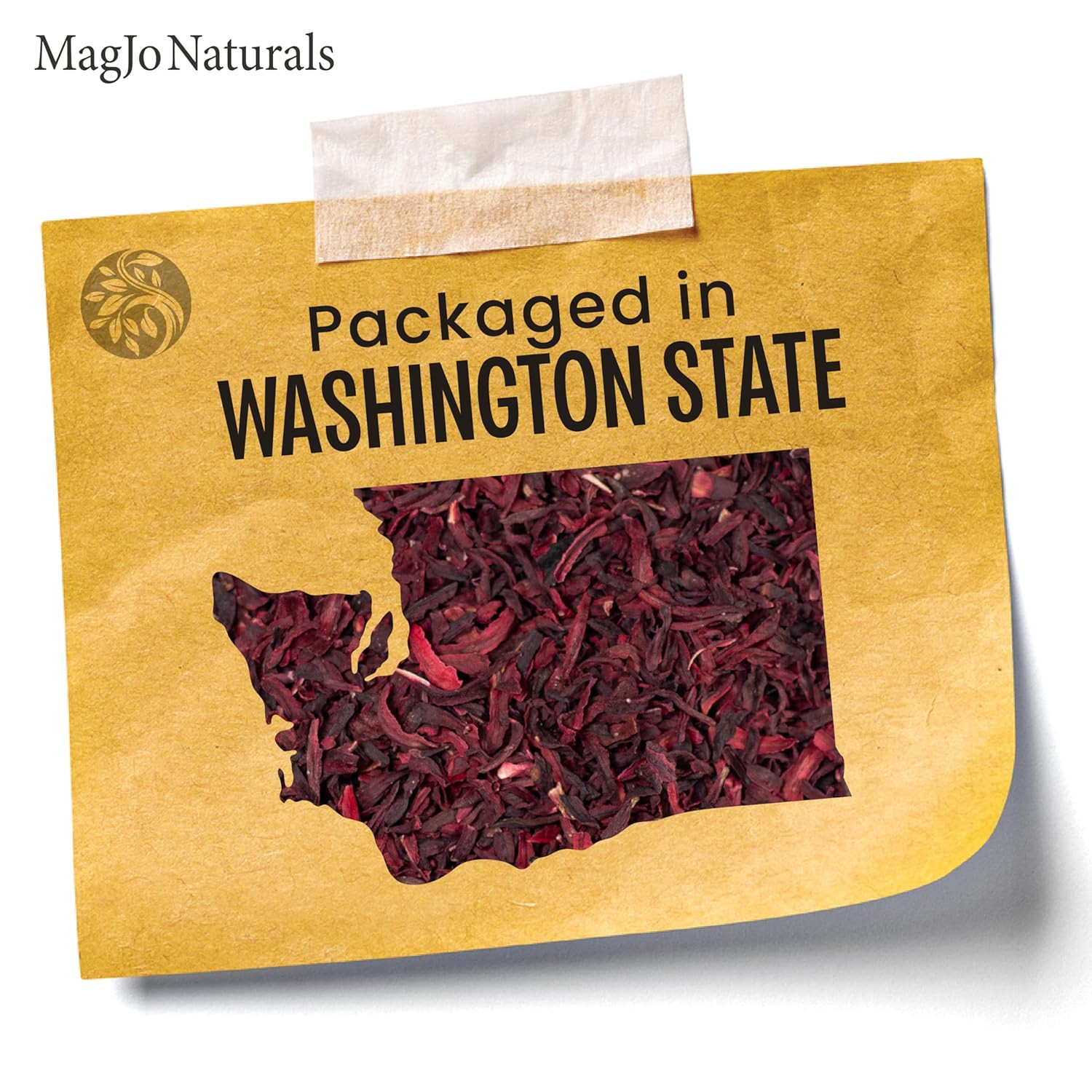 Magjo Naturals, Hibiscus Flowers 1LB (16 Oz) Hibiscus Tea Cut & Sifted Flowers,